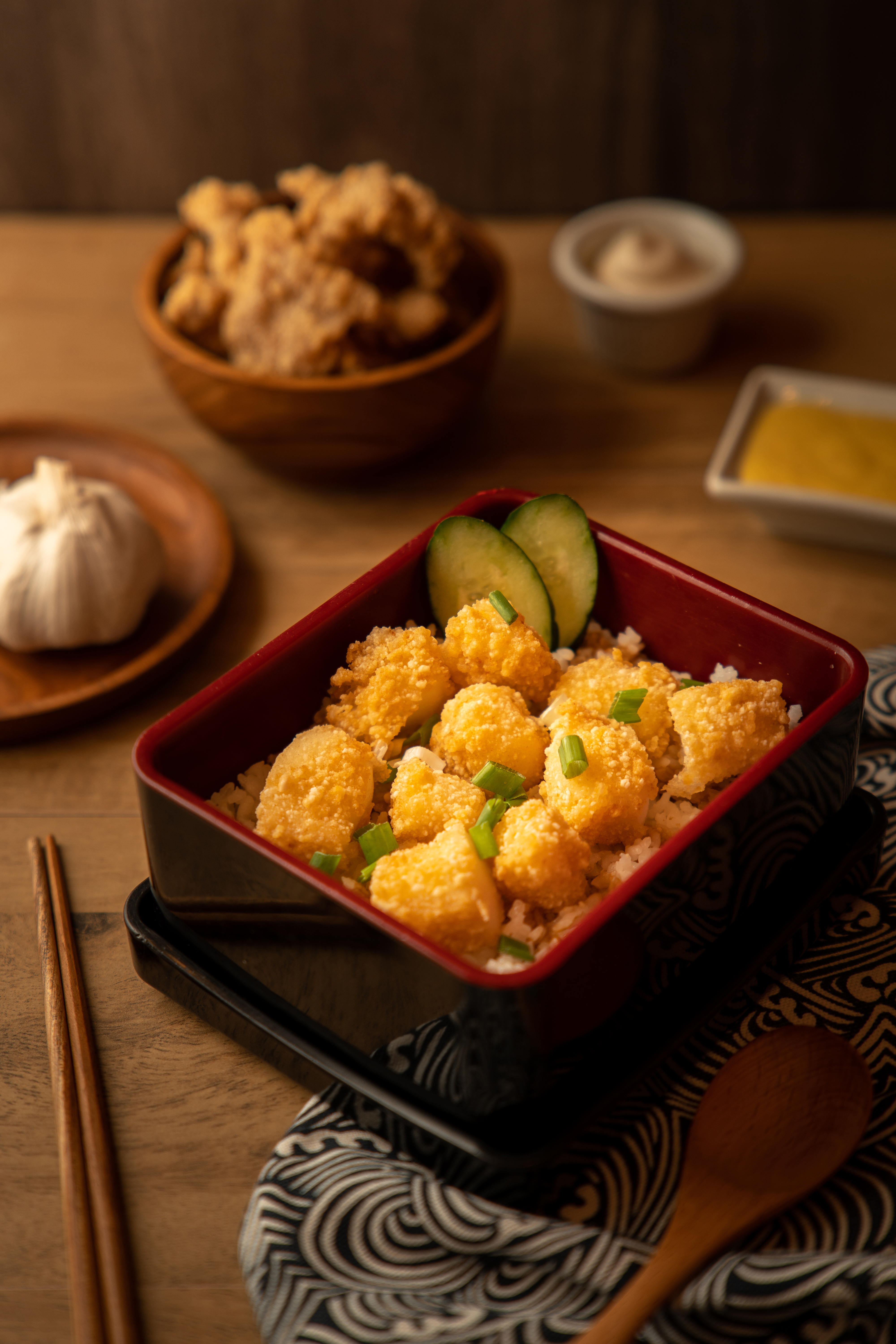 Crispy Squid Bento